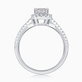 Emerald Cut Moissanite Ring - Ceerom