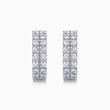 Moissanite Hoop Women Wedding Earrings - Ceerom