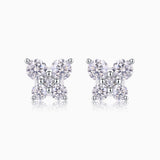 Round Cut Moissanite Wedding Stud Earrings - Ceerom
