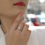 Asscher Cut Moissanite Pave Engagement Ring - Ceerom