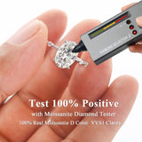 4.5Ct Oval Cut Moissanite Engagement Ring