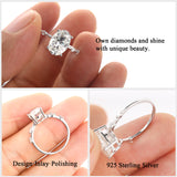 4.5Ct Oval Cut Moissanite Engagement Ring