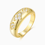 Yellow Eternity Weeding Band Ring - Ceerom