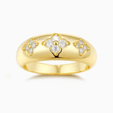 Yellow Eternity Weeding Band Ring - Ceerom