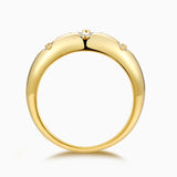 Yellow Eternity Weeding Band Ring - Ceerom