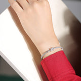 Princess Cut Moissanite Tennis Bolo Bracelets