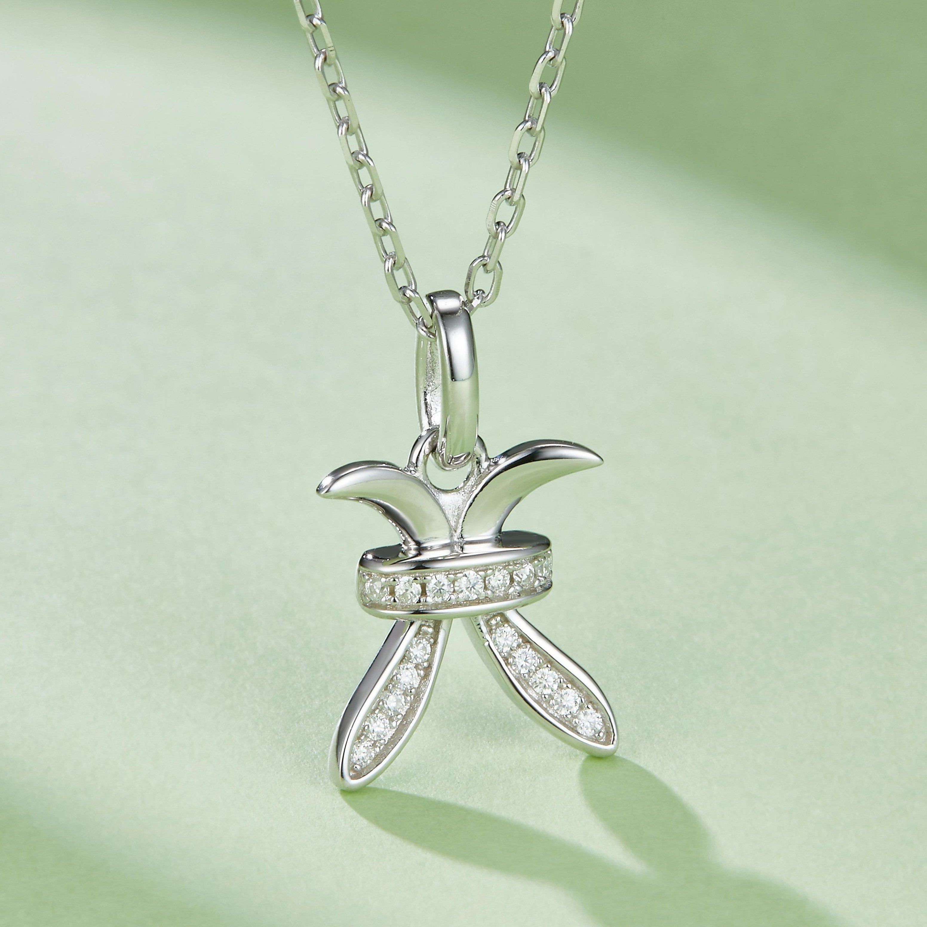 Moissanite Pisces Zodiac Sign Pendant Necklace Gift - Ceerom