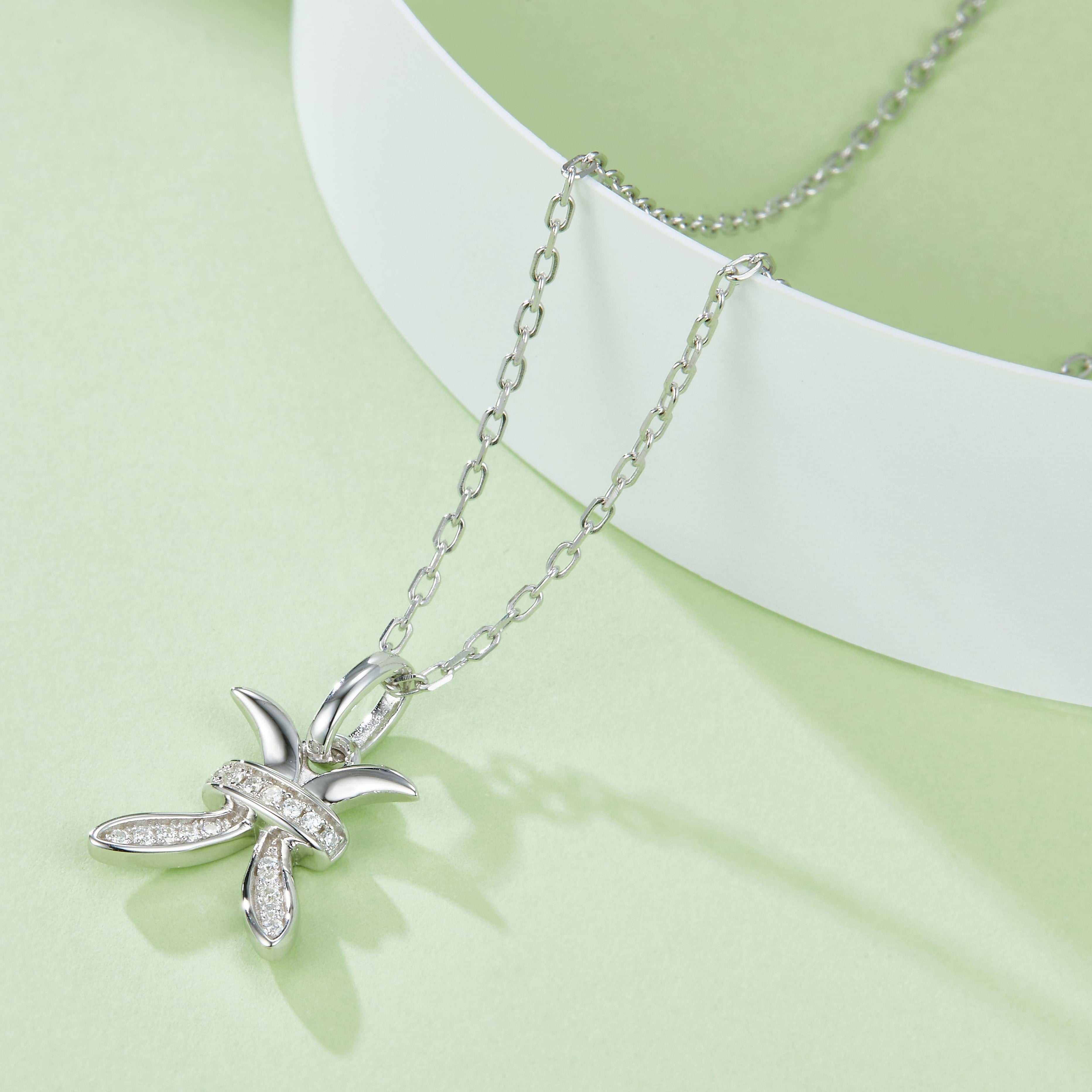 Moissanite Pisces Zodiac Sign Pendant Necklace Gift - Ceerom