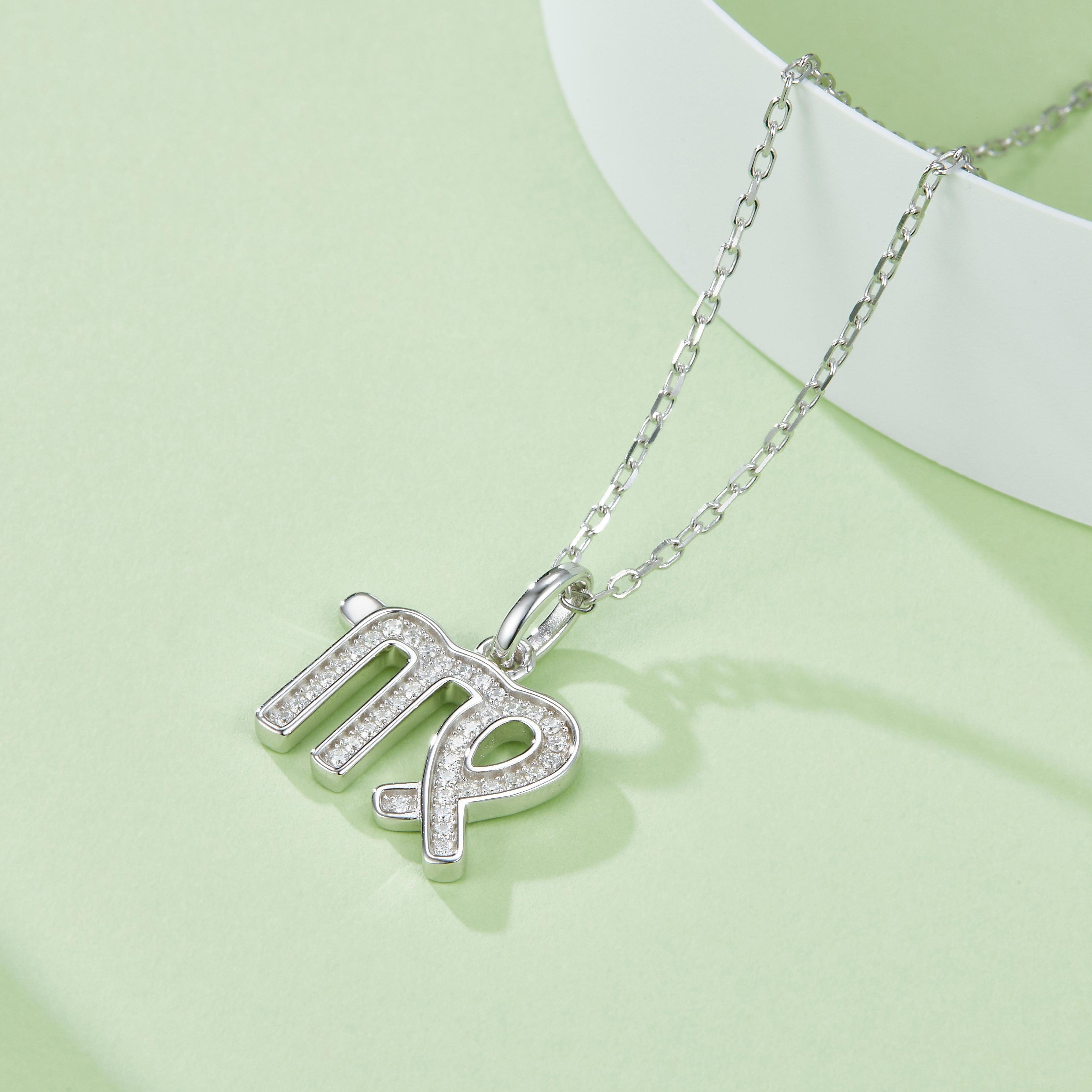 Moissanite Virgo Zodiac Necklaces Gift - Ceerom