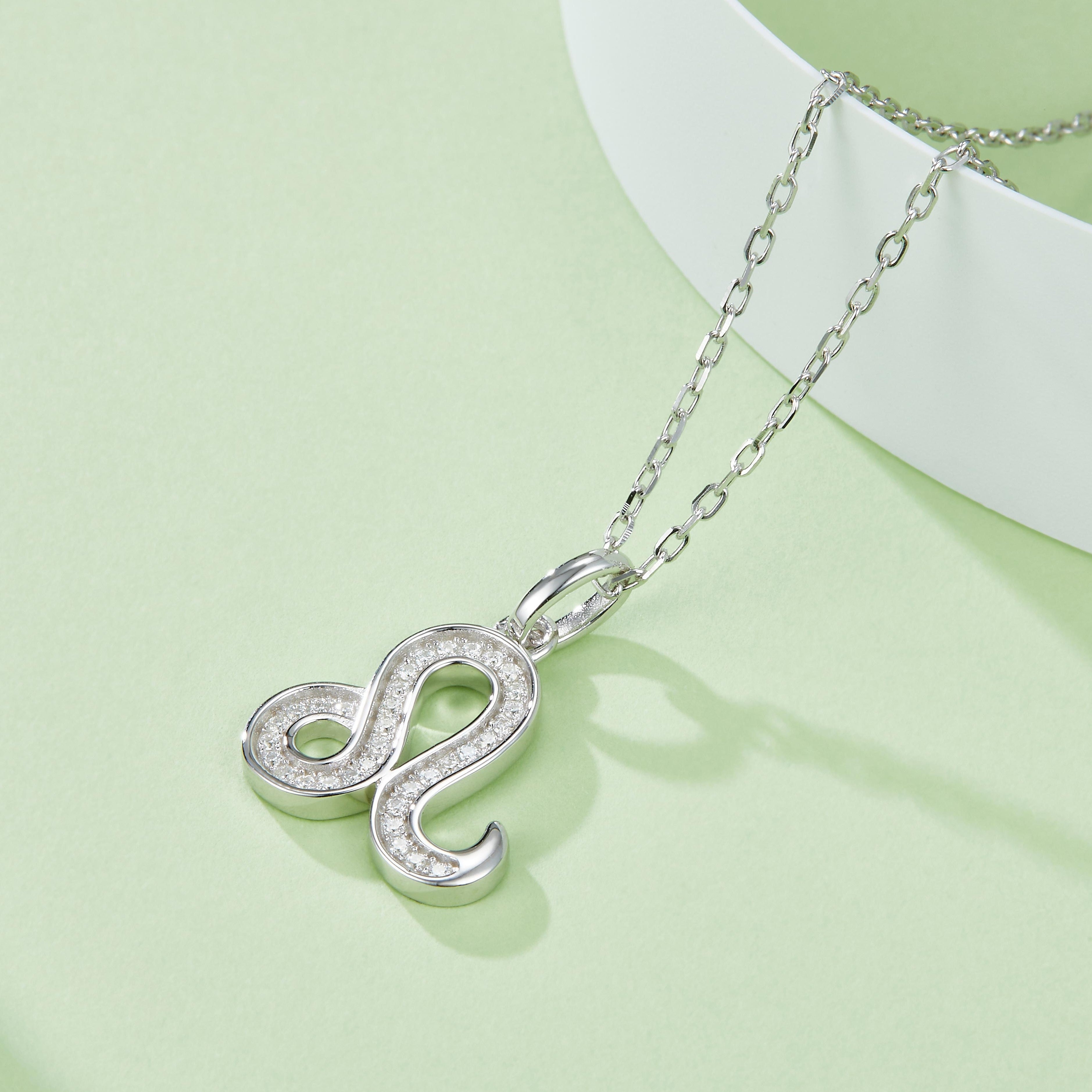 Moissanite Leo Zodiac Necklace Gift - Ceerom