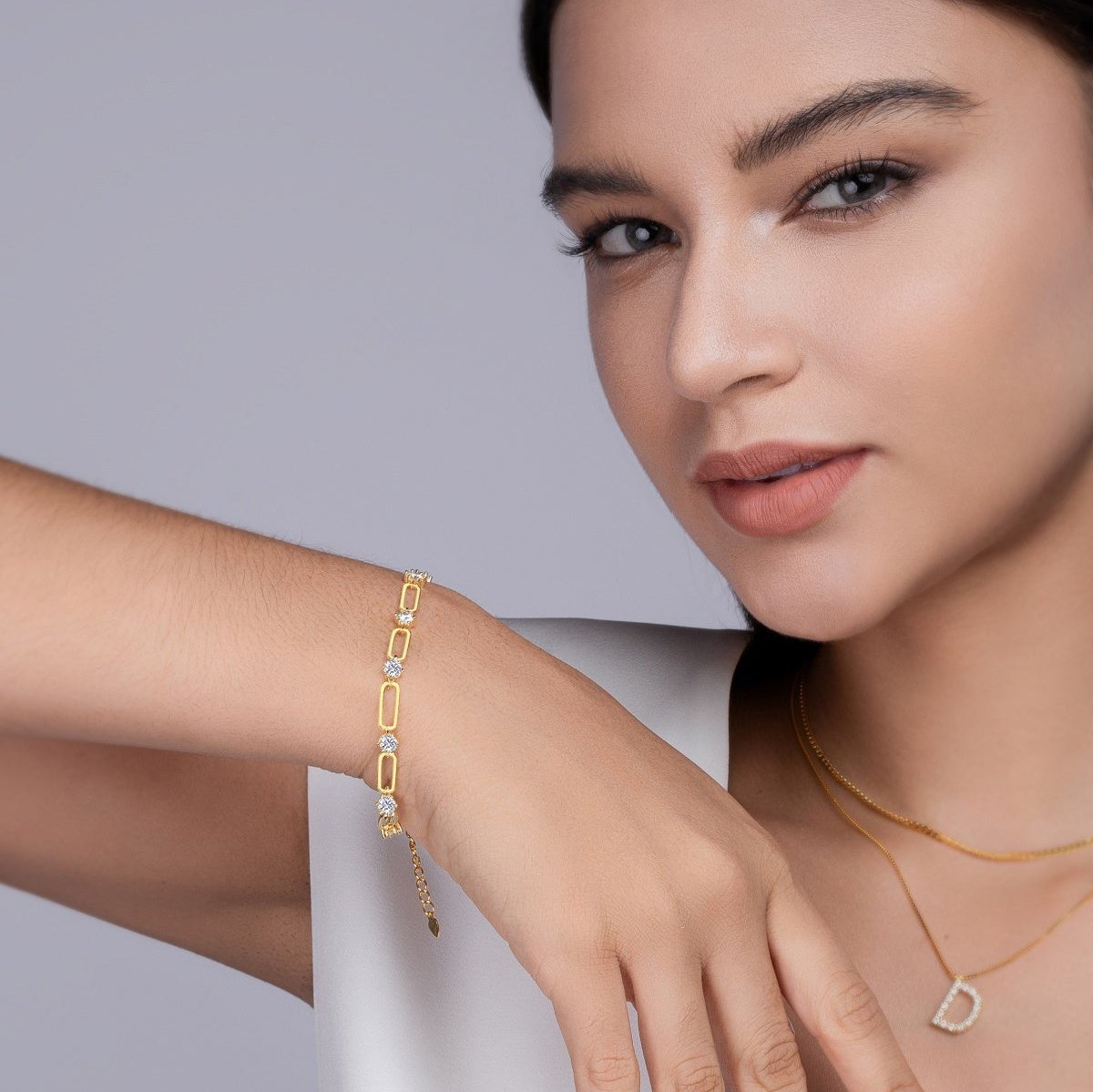 Round Cut Moissanite Stunning Sparkle Bracelets - Ceerom