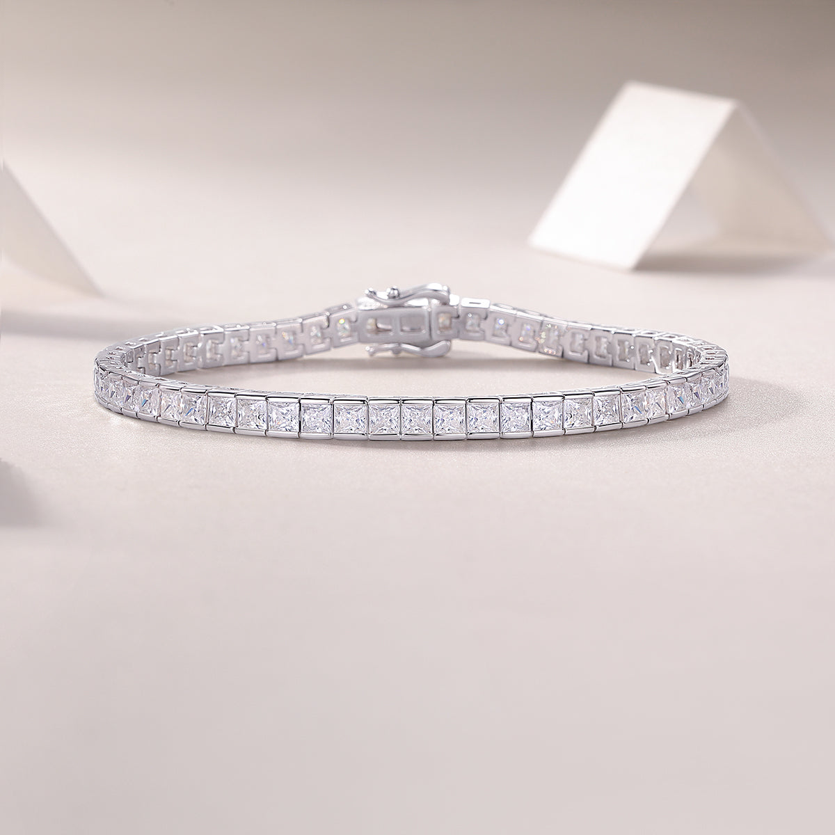 Princess Cut Moissanite Tennis Bracelets - Ceerom