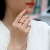 Boho Moissanite Eternity Band Ring