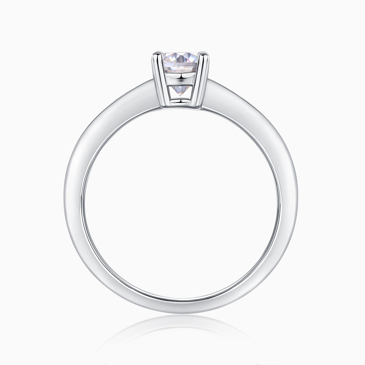 Solitaire Oval Cut Engagement Ring - Ceerom