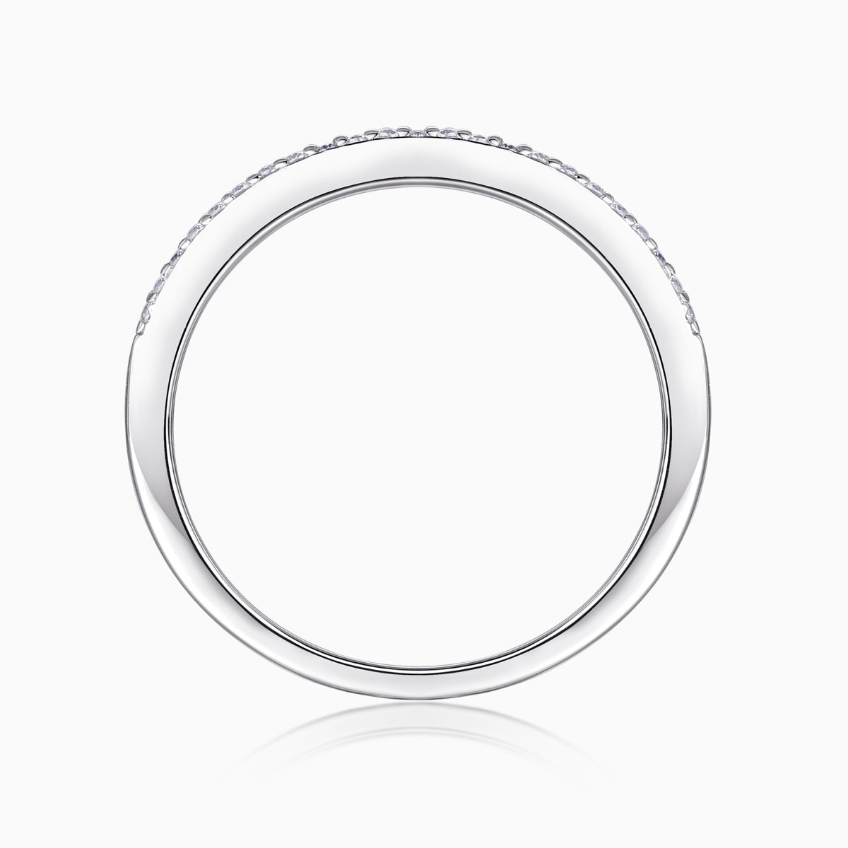 Half a Row of  Moissanite Band Ring - Ceerom