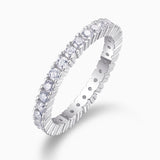 Minimalist Pave Weeding Band Ring - Ceerom