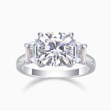 The Three Stone Cushion Cut Engagement Ring - Ceerom