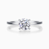 Moissanite Solitaire Brilliant Engagement Ring
