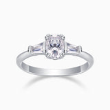 Three Stone Oval Cut Engagement Ring - Ceerom