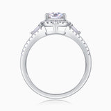 Asscher Cut Moissanite Ring - Ceerom