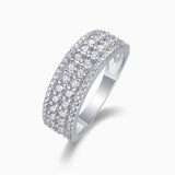 Moissanite Ladies Eternity Band Ring