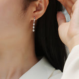 Elegance Classic Moissanite Drops Earrings