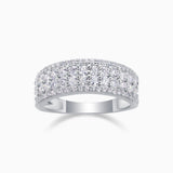 Moissanite Ladies Eternity Band Ring