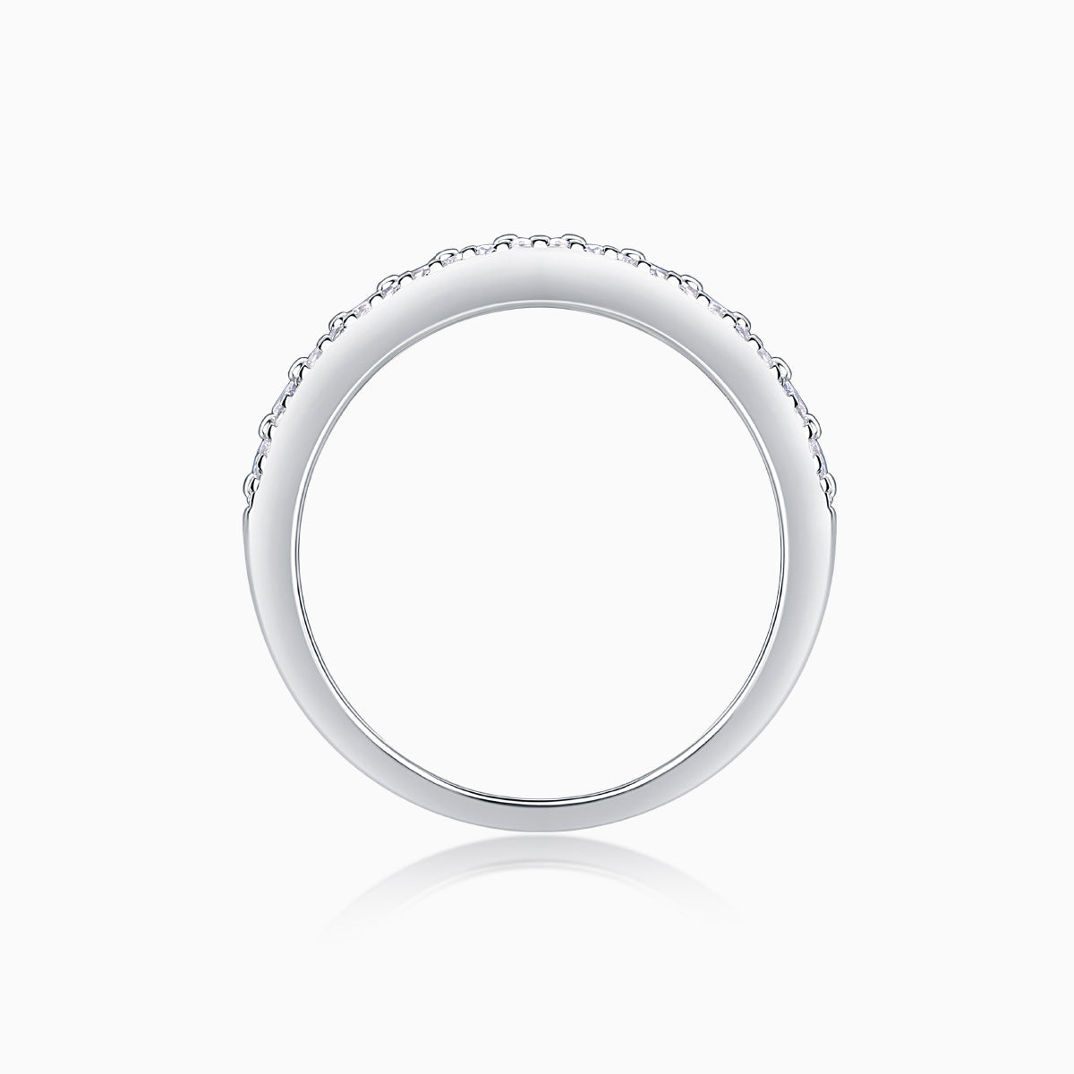 Moissanite Ladies Eternity Band Ring - Ceerom