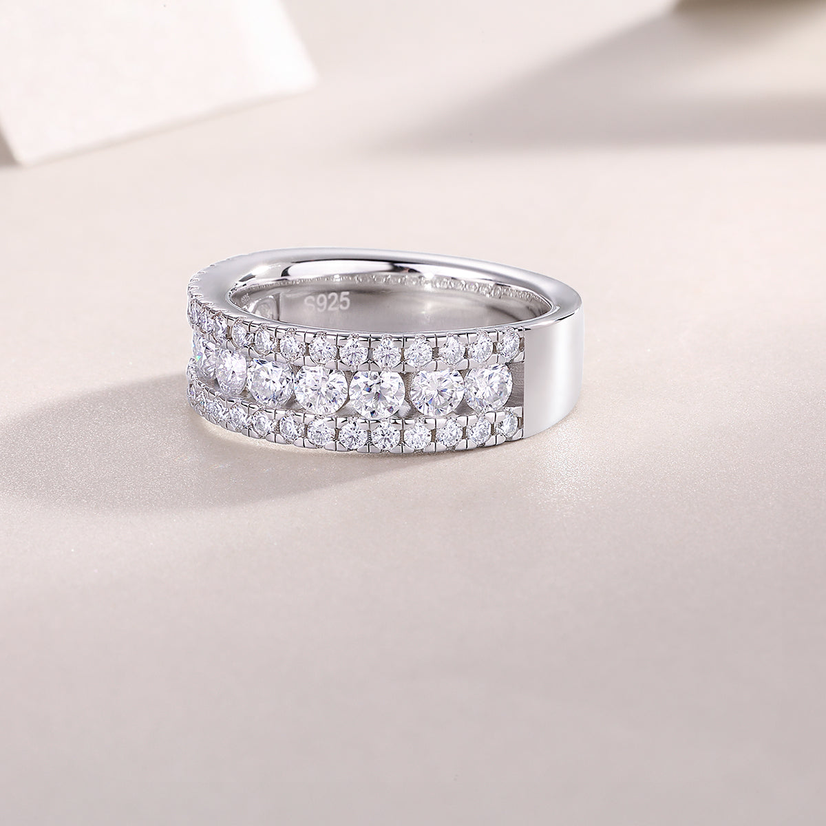 Triple Row Band Ring - Ceerom