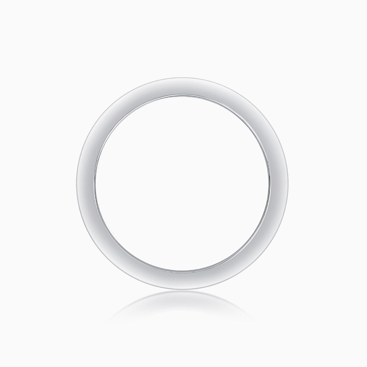 Triple Row Moissanile Wide Band Ring - Ceerom