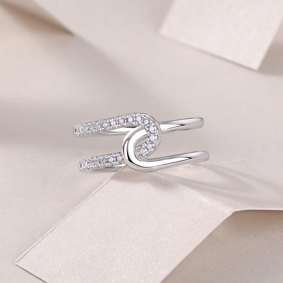 Forever Moissanite Band Ring - Ceerom