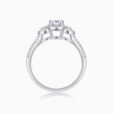 Halo Oval Cut Engagement Ring - Ceerom