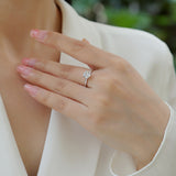 Moissanite Solitaire Brilliant Engagement Ring