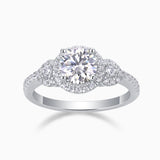 Round Cut Moissanite Ring - Ceerom