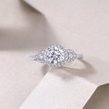 Round Cut Moissanite Ring - Ceerom