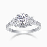 Round Cut Moissanite Ring - Ceerom