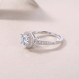 Round Cut Moissanite Ring - Ceerom