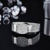 Men's Hip Pop Rock Moissanite Ring